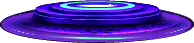 Glowing circular platform with purple and blue hues